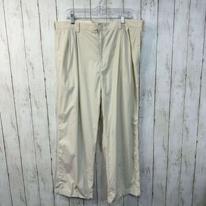Coolibar UPF 50+ Sun Protection Men's Pants Beige Nylon Stretch 38x30